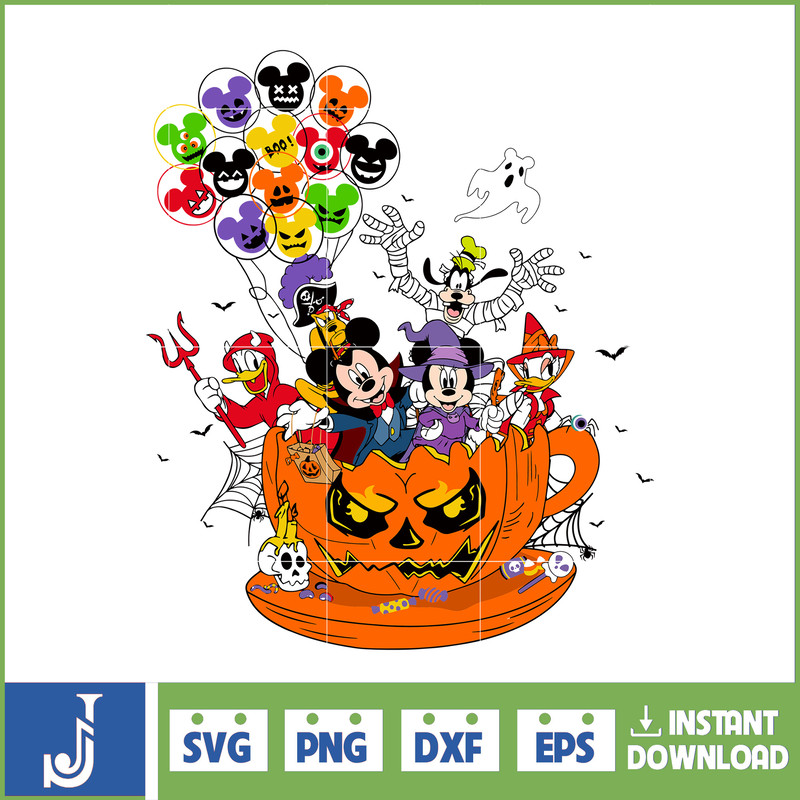 Mickey mummy and friends svg , disney halloween svg, cricut , vector file , file cut , digital download , instant download (7).jpg