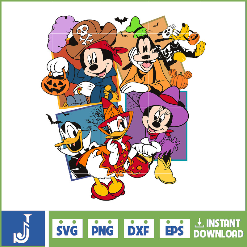 Mickey mummy and friends svg , disney halloween svg, cricut , vector file , file cut , digital download , instant download (8).jpg