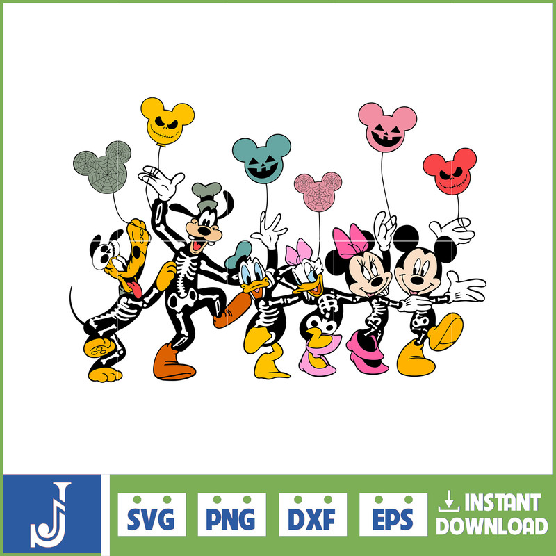 Mickey mummy and friends svg , disney halloween svg, cricut , vector file , file cut , digital download , instant download (11).jpg