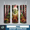 3D GreenXmas Cartoon 20oz Skinny Tumbler Design, 3D Tumbler, 3D Christmas 20 oz Tumbler Design PNG, Instant Download (23).jpg
