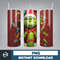 3D GreenXmas Cartoon 20oz Skinny Tumbler Design, 3D Tumbler, 3D Christmas 20 oz Tumbler Design PNG, Instant Download (38).jpg