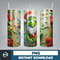 3D GreenXmas Cartoon 20oz Skinny Tumbler Design, 3D Tumbler, 3D Christmas 20 oz Tumbler Design PNG, Instant Download (52).jpg
