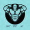 Sportsman SVG Man Fitness Gym Workout Crossfit Bodybuilder Coach Sport Muscle Digital SVG EPS AI