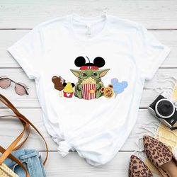 baby yoda disney snacks t-shirt, disney snacks tee, disney yoda shirts, disneyland shirts, disneyworld shirts