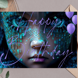 digital greeting card. happy birthday!