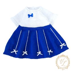 Baby Dress Knitting Pattern "Rainbow Of Style 2" | PDF Knitting Pattern | Baby Dress Pattern | 0-4 years | V57