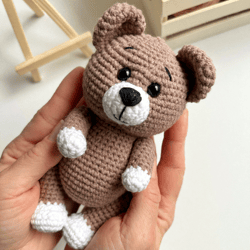 Crochet bear pattern (ukainian version pattern), amigurumi pattern bear, bear toy pattern