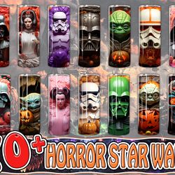 3d new horror movie 20 oz tumbler design template for sublimation, movie tumbler bundle png, 20 oz tumbler wrap png, png