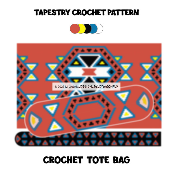 crochet pattern_ tapestry crochet bag pattern_ crochet tote bag_Intarsia Crochet .jpg
