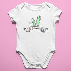 cute easter bunny onesie, cute witch hat baby onesie, 3 pieces baby onesie set, custom christmas deer onesie