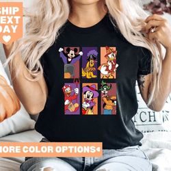 disney halloween shirt, mickey minnie and friends shirt,disney halloween matching shirt, disney matching shirt,disney h
