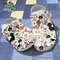 Floral Dachshund Slippers Dachshund Flowers Pattern Dog Mom Gift Crocs Shoes.jpg