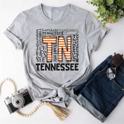 tennessee shirt, tennessee home tee, ennessee state map shirt, tennessee travel gifts,tennessee clothing, tennessee woma