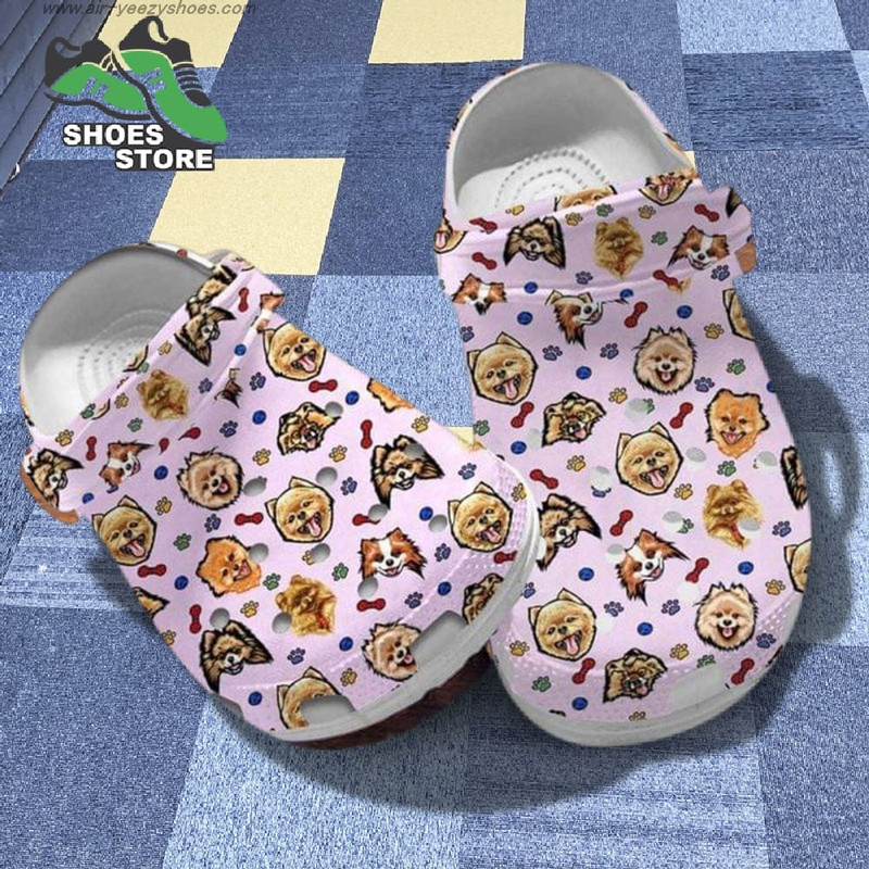 Pomeranian Dog Shoes, Pomeranian Dog Mom Gift Crocs.jpg