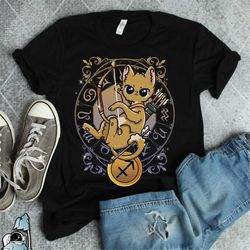 sagittarius shirt, sagittarius cat zodiac shirt, sagittarius gift, sagittarius cat, horoscope sign shirt, sagittarius as
