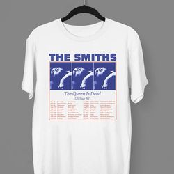 vtg the smiths shirt, the smiths shirt, the world won't listen t-shirt, the smiths us tour 86 queen is dead