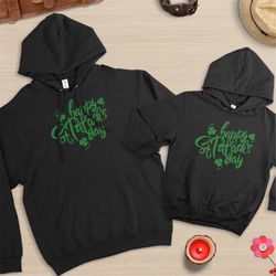 st patricks day sweatshirt, lucky sweatshirt, clover sweatshirt, saint patrick's hodie, lucky sweater, clovers, shamrock