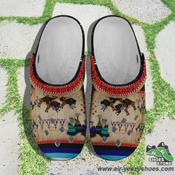 buffalos running black sky muddies unisex crocs shoes, animal crocs, crocs