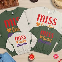 st. patricks day sweatshirt, st. patrick's day gift, lucky crewneck, shamrock sweatshirt, armpatch shamrock sweatshirt,