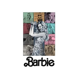 vintage barbie eras tour barbie movie png silhouette file