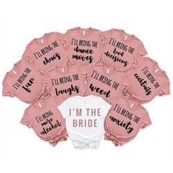 bachelorette party shirt,team bride shirts,bridesmaid party group shirt