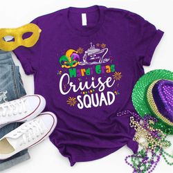 mardi gras cruise squad shirt, matching family carnival shirt, family holiday trip, mardi gras mask shirt, mardi party s