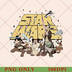 retro disney star wars png, vintage star wars png, star wars a new hope faded png, disneyworld png, disney family png