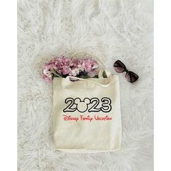 disney family vacation 2023 tote bag, mickey tote bag, disneyworld bag, disney gifts, disneyland tote bag, custom tote b