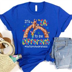 autism awareness shirts women teacher its ok to be different t-shirt, autism mom outfit, autism puzzle t-shirt, autism s