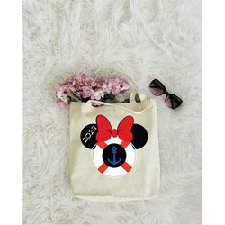 disney cruise trip 2023 tote bag, minnie tote bag, disney cruise vacation bag, disneyworld tote bag, custom tote bag, di