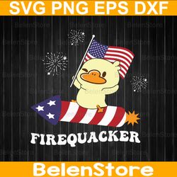 firequacker funny fireworks american patriotic 4th july svg, cricut, svg files, cut file, dxf, png, svg, digital
