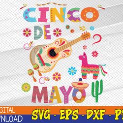 cinco de mayo svg mexican fiesta 5 de mayo svg, eps, png, dxf, digital download
