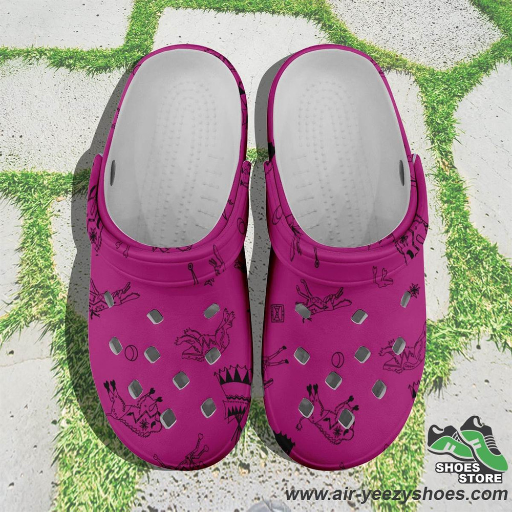 Ledger Dables Magenta Muddies Unisex Crocs Shoes.jpg