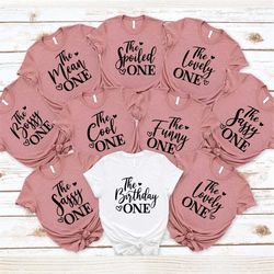 personalized birthday group shirts, birthday crew, birthday squad,the birthday one,girls trip shirts. friend shirts, bir