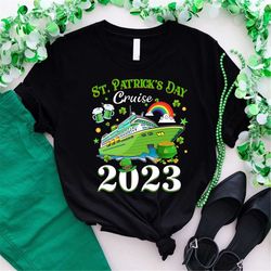 family cruise squad 2023 shirt, st. patricks cruise shirt, custom st. patricks day, shenanigans shirt, cruise  crew shir