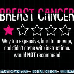 1 star rating breast cancer awareness funny fighter t-shirt copy