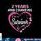 2 Years And Counting I'm A Breast Cancer Survivor Fight Win T-Shirt copy.jpg
