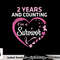 2 Years And Counting I'm A Breast Cancer Survivor Fight Win T-Shirt copy.jpg