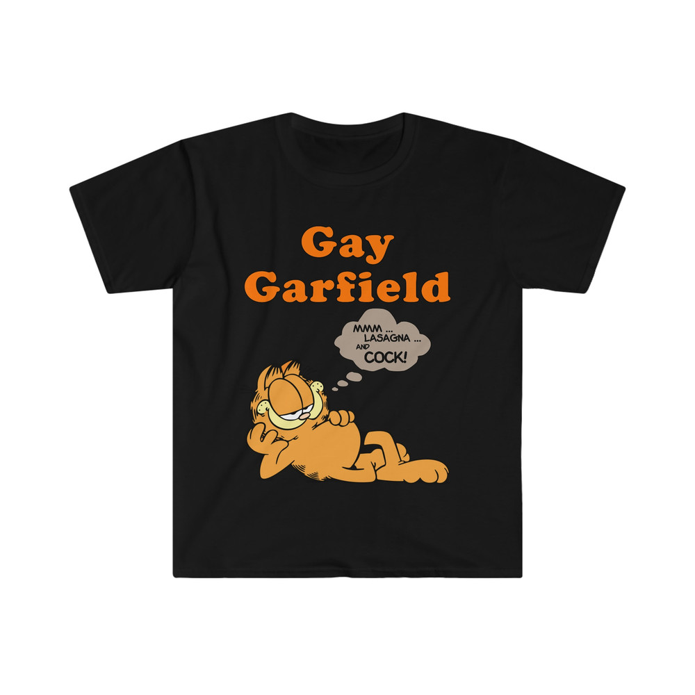 Funny Parody TShirt - Gay Garfield Meme Tee - Gift Shirt - 3.jpg