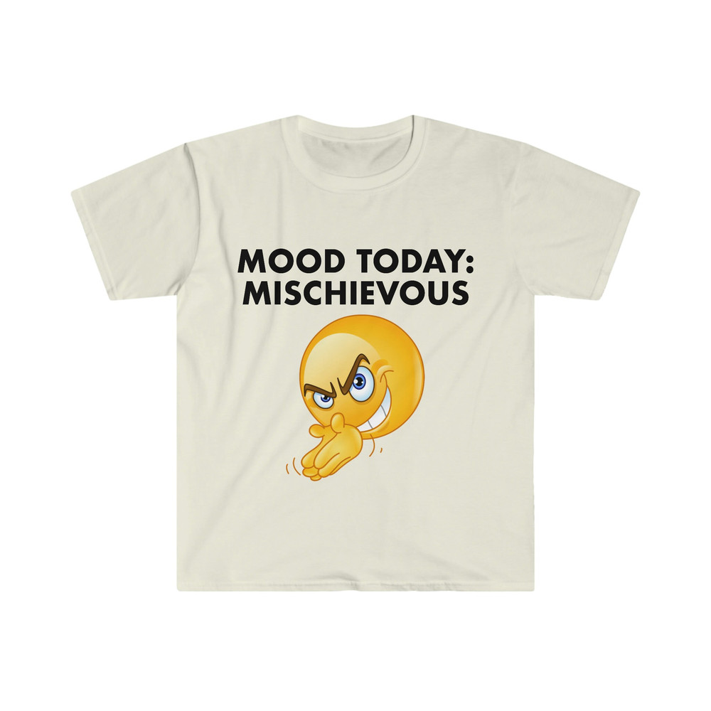 Funny Meme TShirt, Mood Today MISCHIEVOUS Joke Tee, Gift Shirt - 5.jpg