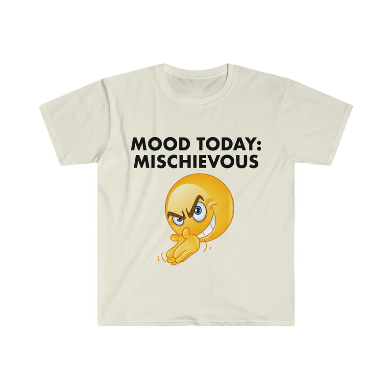 Funny Meme TShirt, Mood Today MISCHIEVOUS Joke Tee, Gift Shirt - 5.jpg