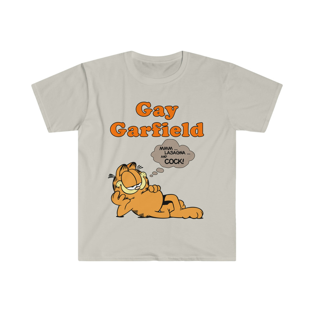 Funny Parody TShirt - Gay Garfield Meme Tee - Gift Shirt - 5.jpg