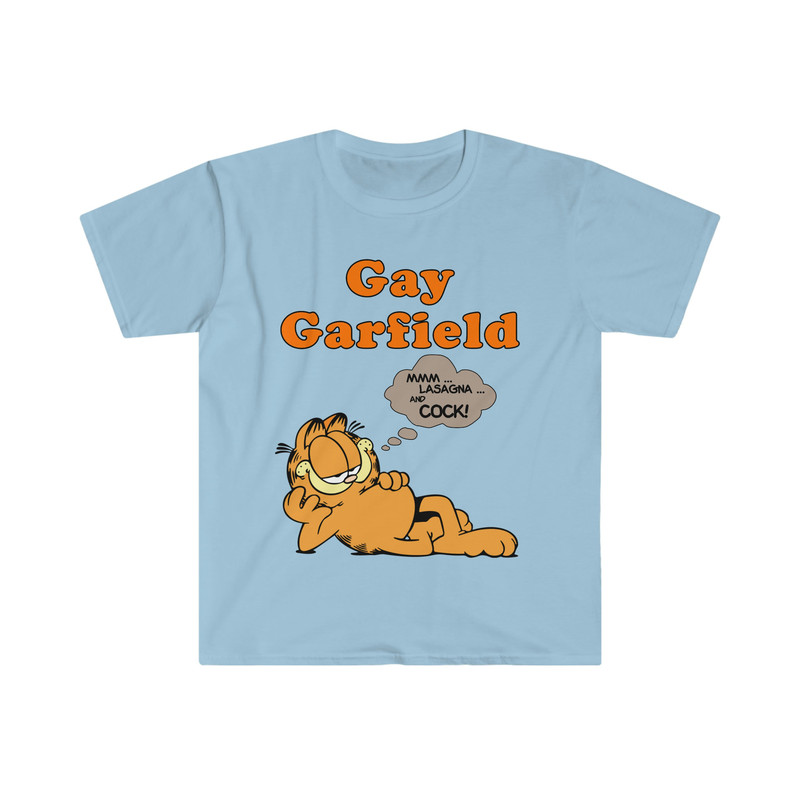 Funny Parody TShirt - Gay Garfield Meme Tee - Gift Shirt - 7.jpg