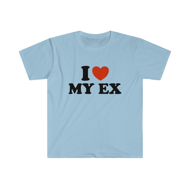 Funny Y2K TShirt - I Love Heart My EX 2000's Style Meme Tee - Gift Shirt - 3.jpg