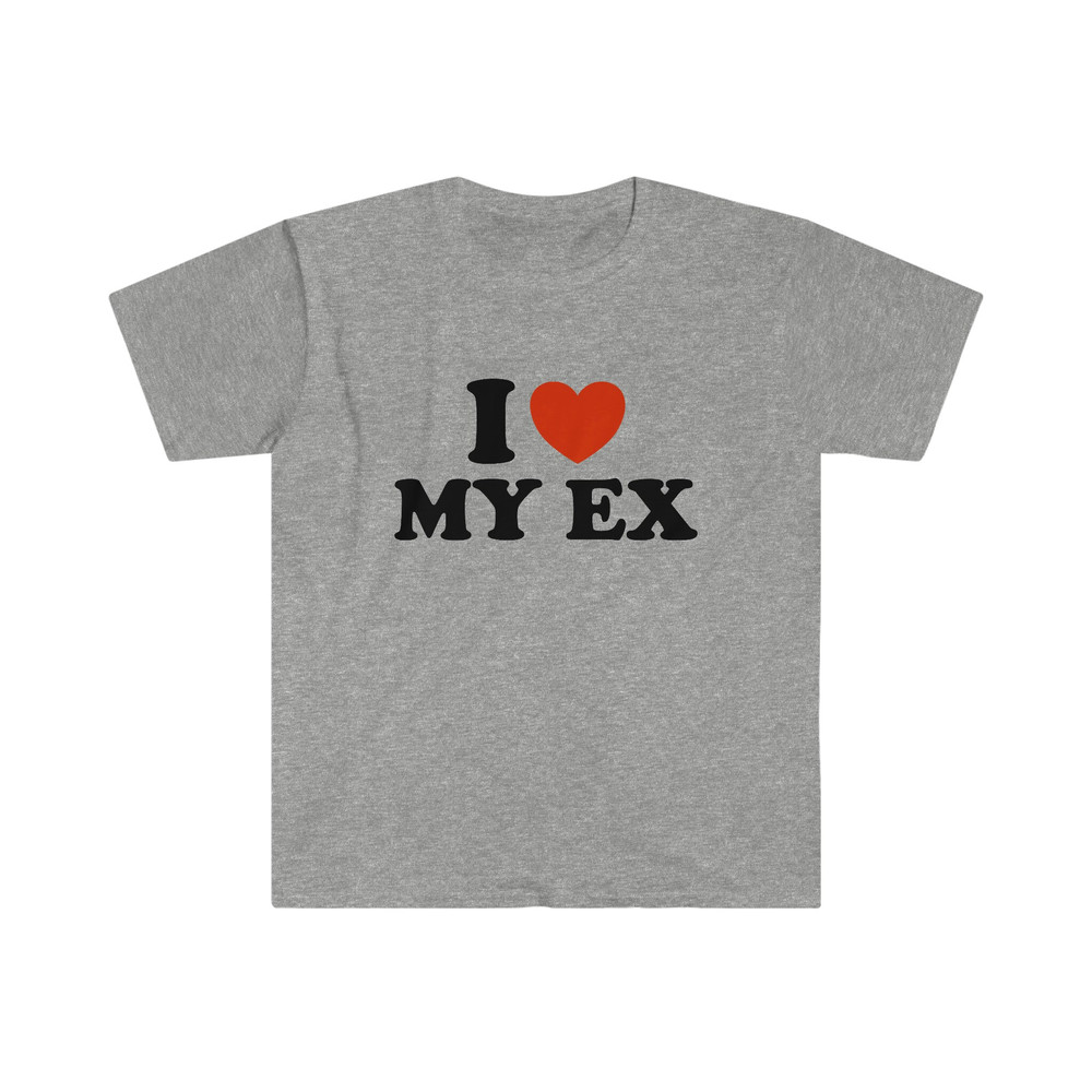 Funny Y2K TShirt - I Love Heart My EX 2000's Style Meme Tee - Gift Shirt - 5.jpg
