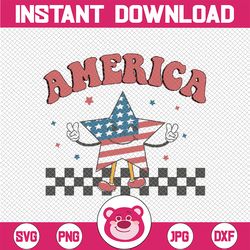 america star svg, america flag star svg, 4th of july png, independence day png, digital download