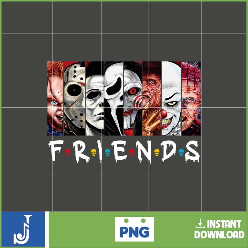Horror Characters Png, Horror Friends Png, halloween character Png, Horror PNG, Horror Movie PNG, Halloween Png, (2).jpg