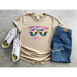 cape hatteras 2023 shirt, summer sunglasses shirt, beach vacation shirt, summer trip 2023 shirt, gift for holiday, famil