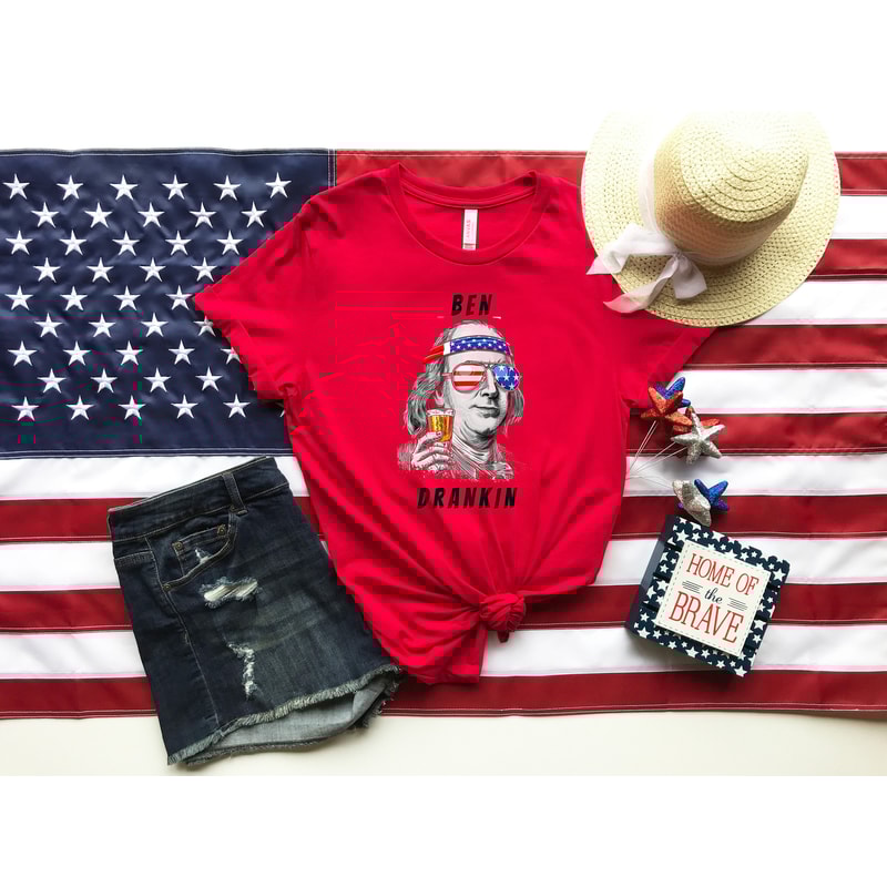 Ben Drankin Funny 4th of July Shirt, USA President Tee, Ben Drankin Tee, 4th of July Humor Shirt, Independence Day Tee, Fireworks Sweatshirt - 3.jpg