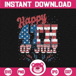fireworks happy 4th of july us flag american 4th of july svg, usa flag svg, independence day png, digital download